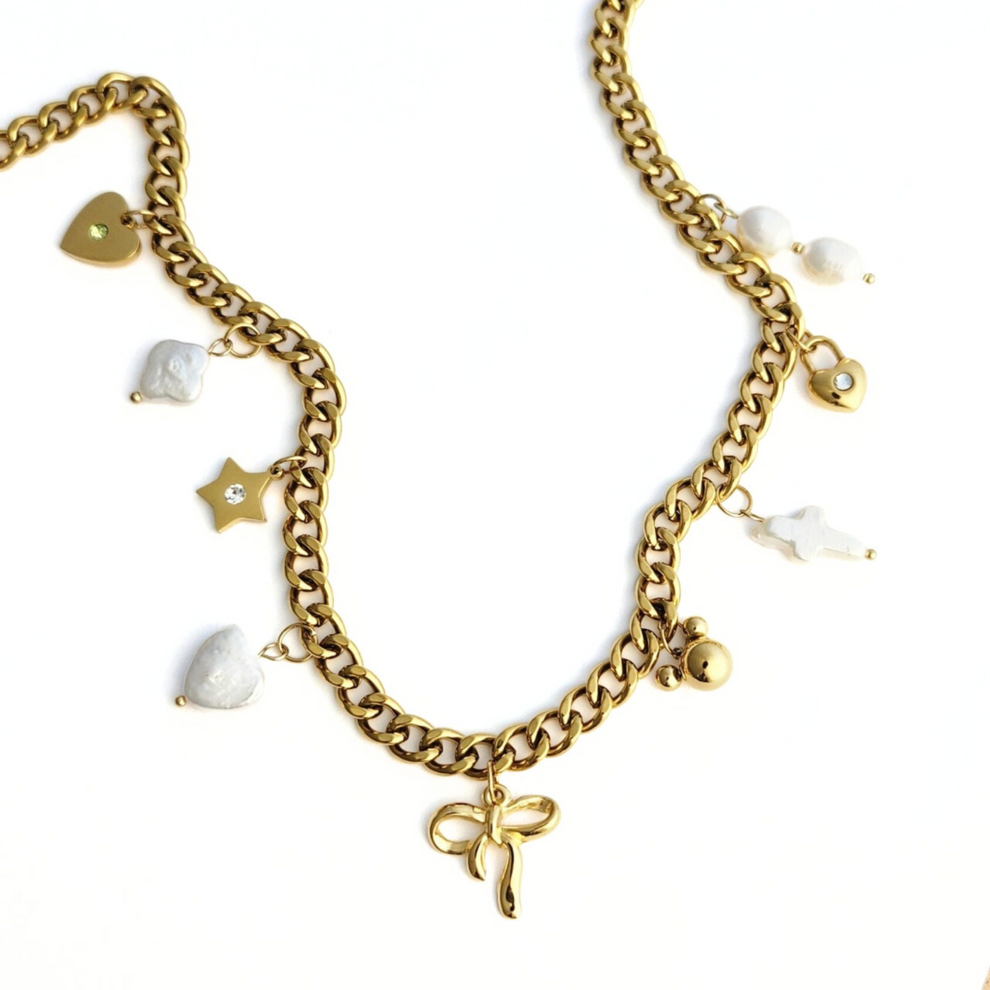 Bow Charm Necklace