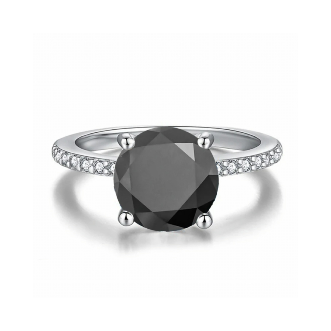 5 ct deals black diamond ring