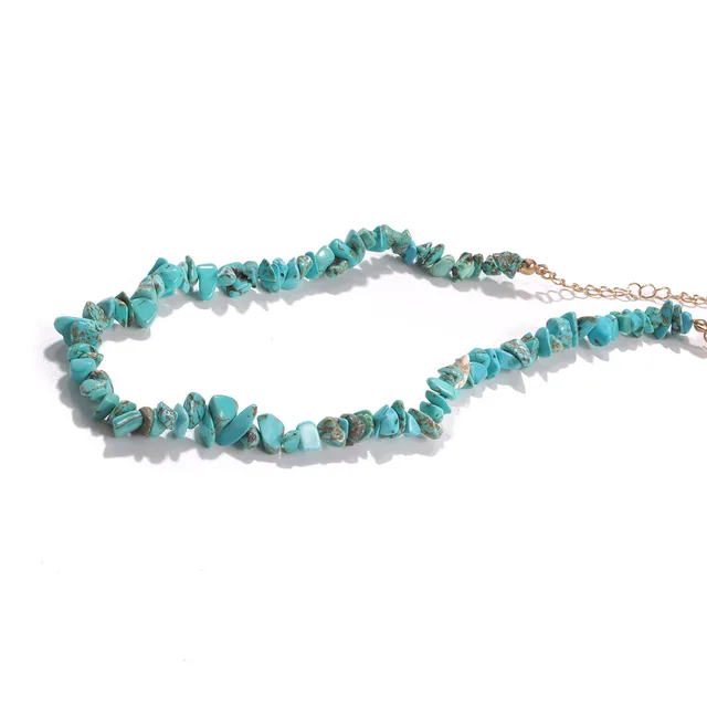 Turquoise Chip Necklace
