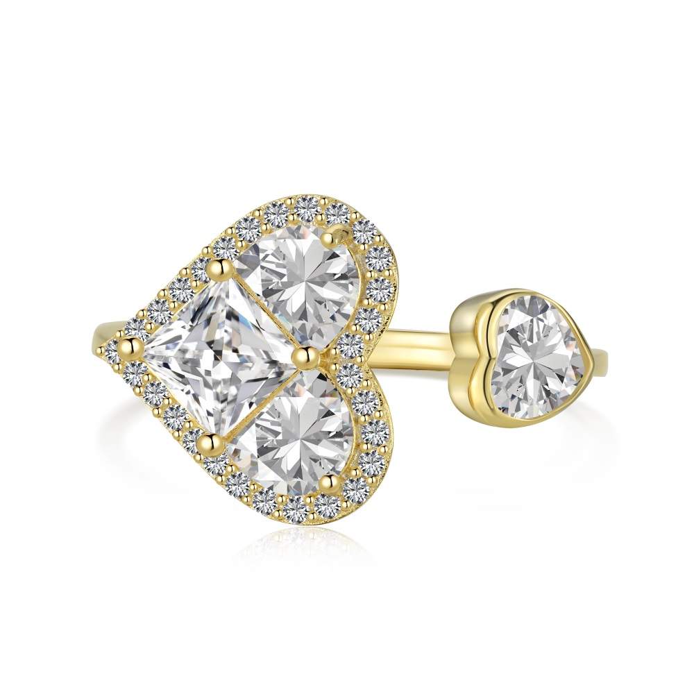 Sparkle Heart Ring