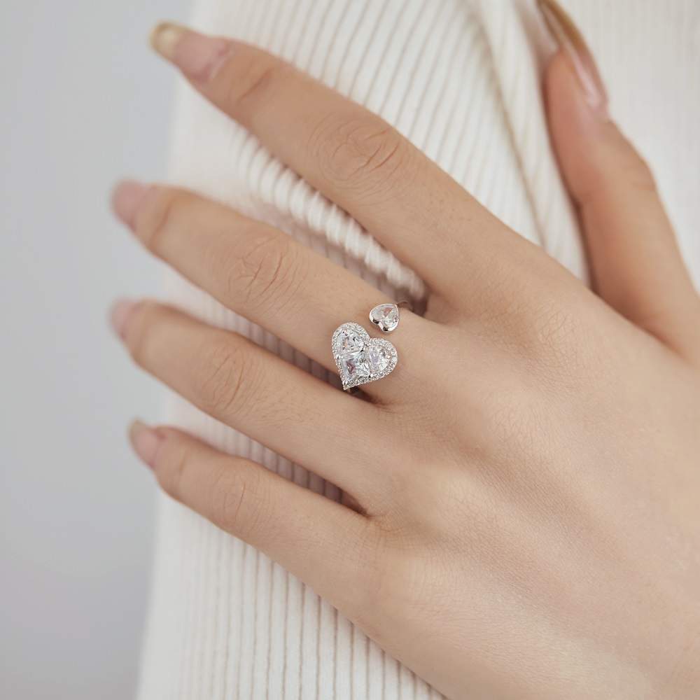 Sparkle Heart Ring