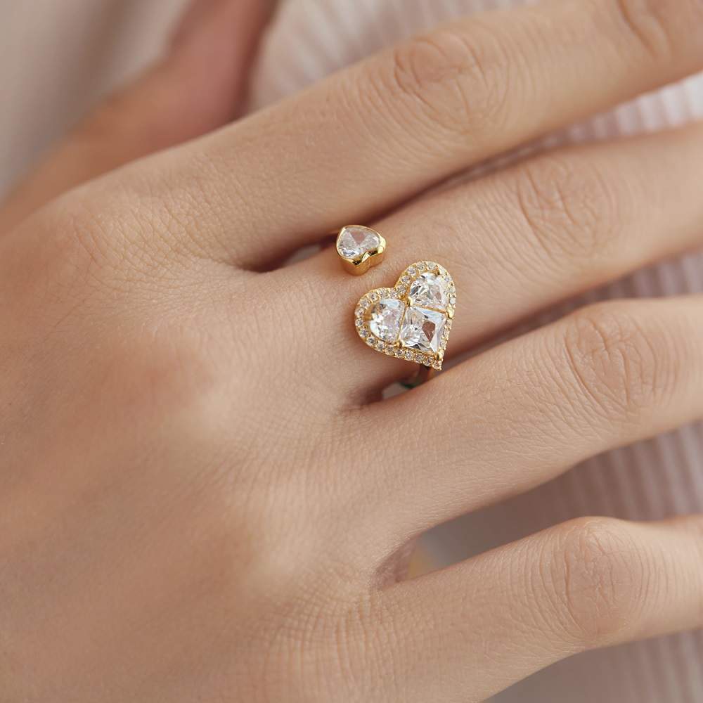 Sparkle Heart Ring