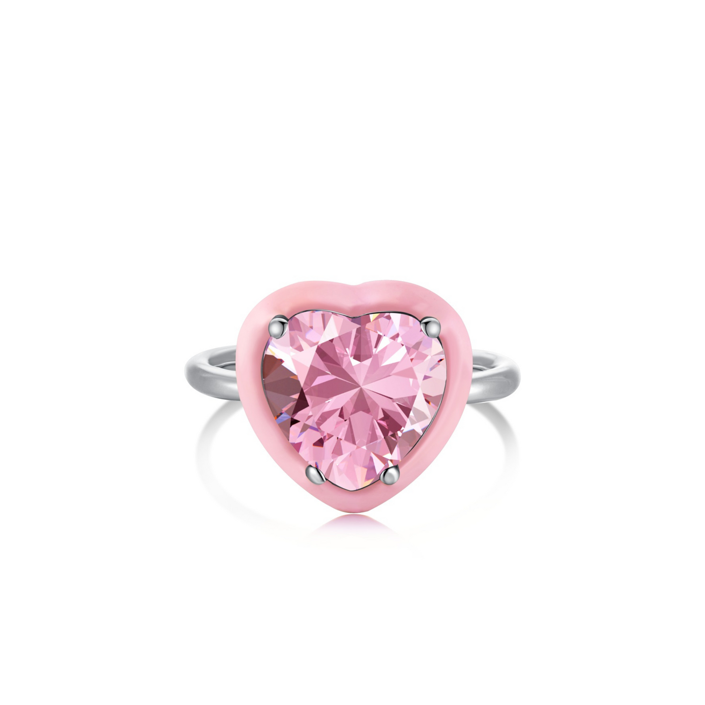 Pink Heart Ring