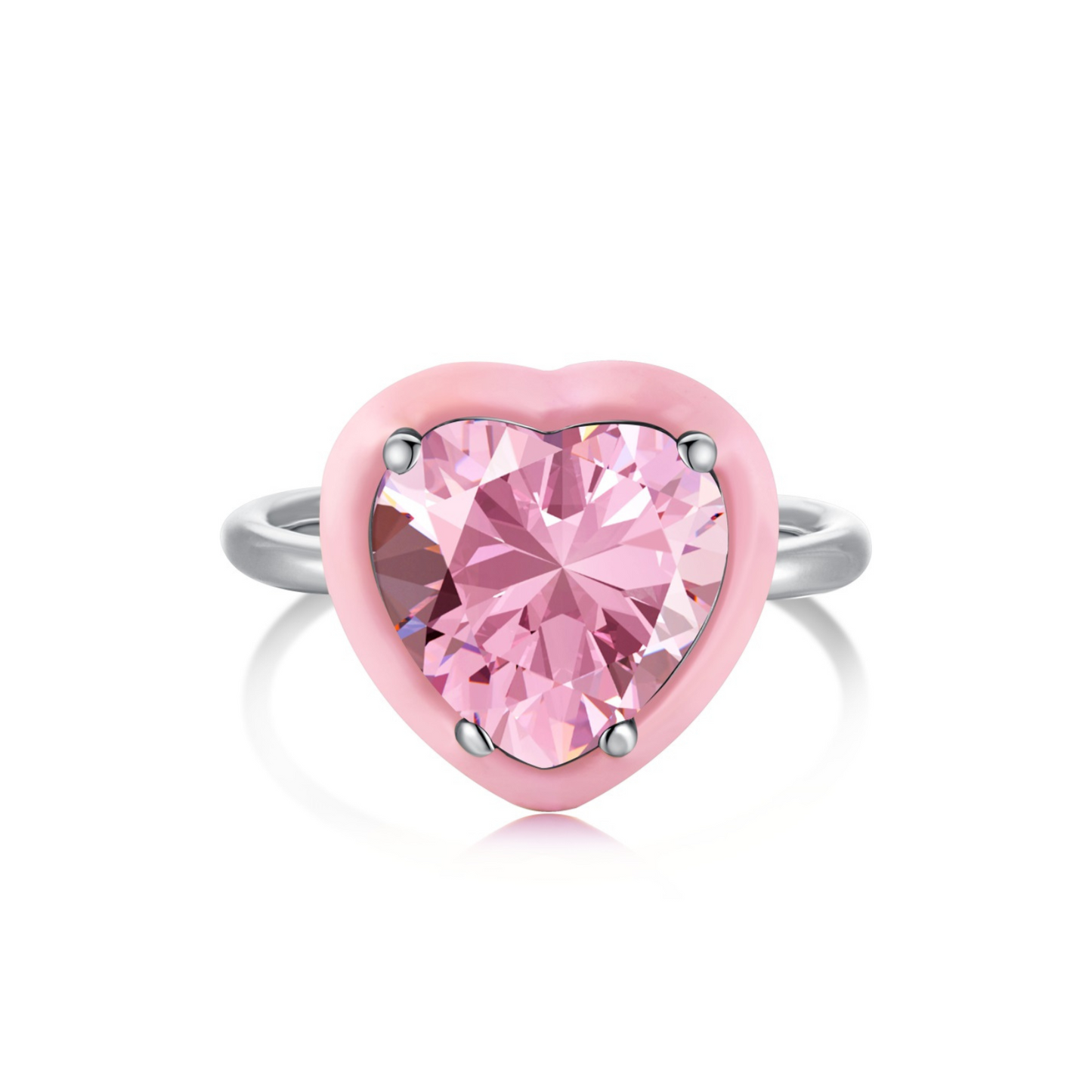 Pink Heart Ring