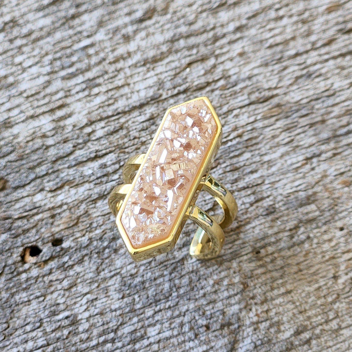 DejaVu Druzy Ring