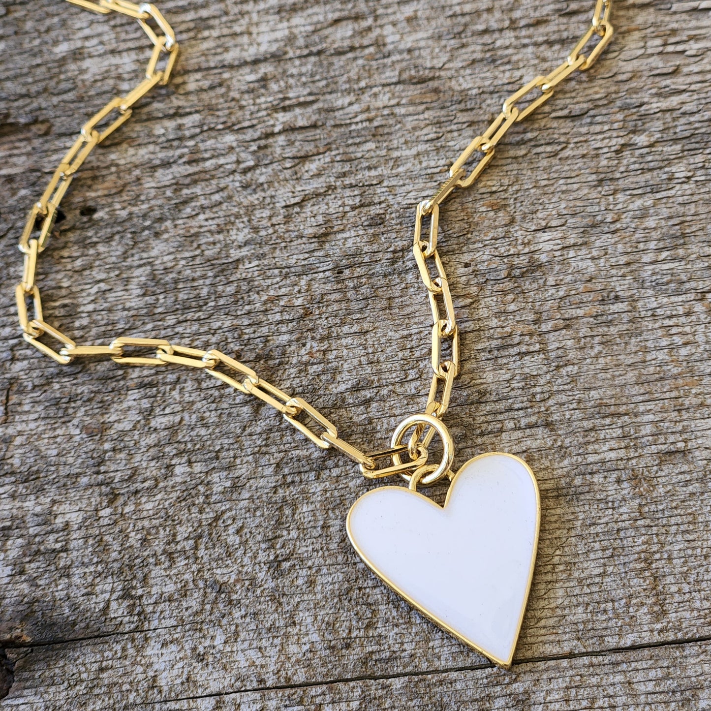Pink Heart Necklace