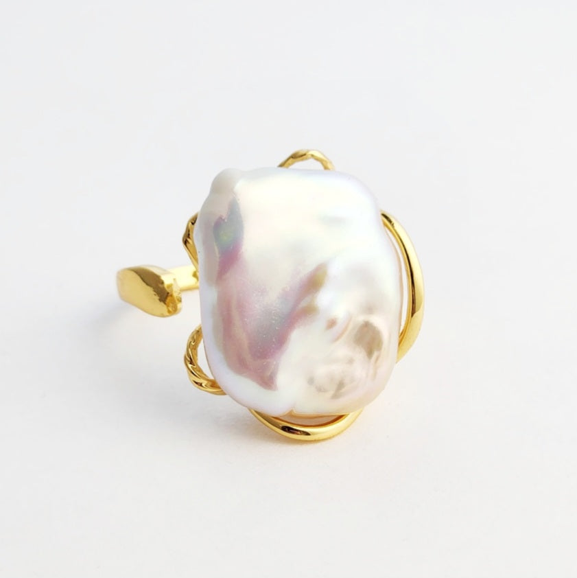 Pearl Flower Ring