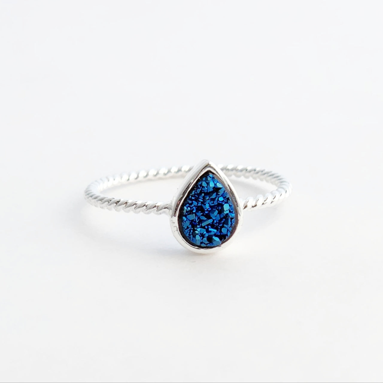 Drop Druzy Ring