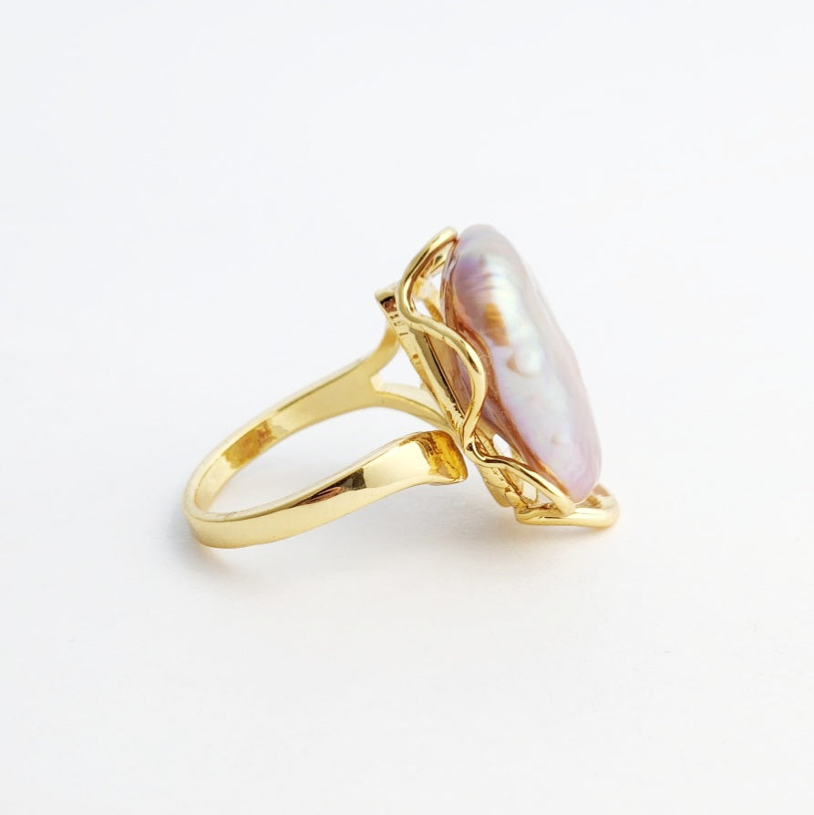 Pearl Flower Ring