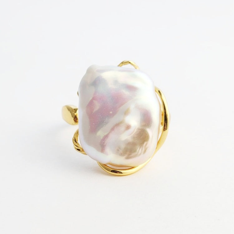 Pearl Flower Ring