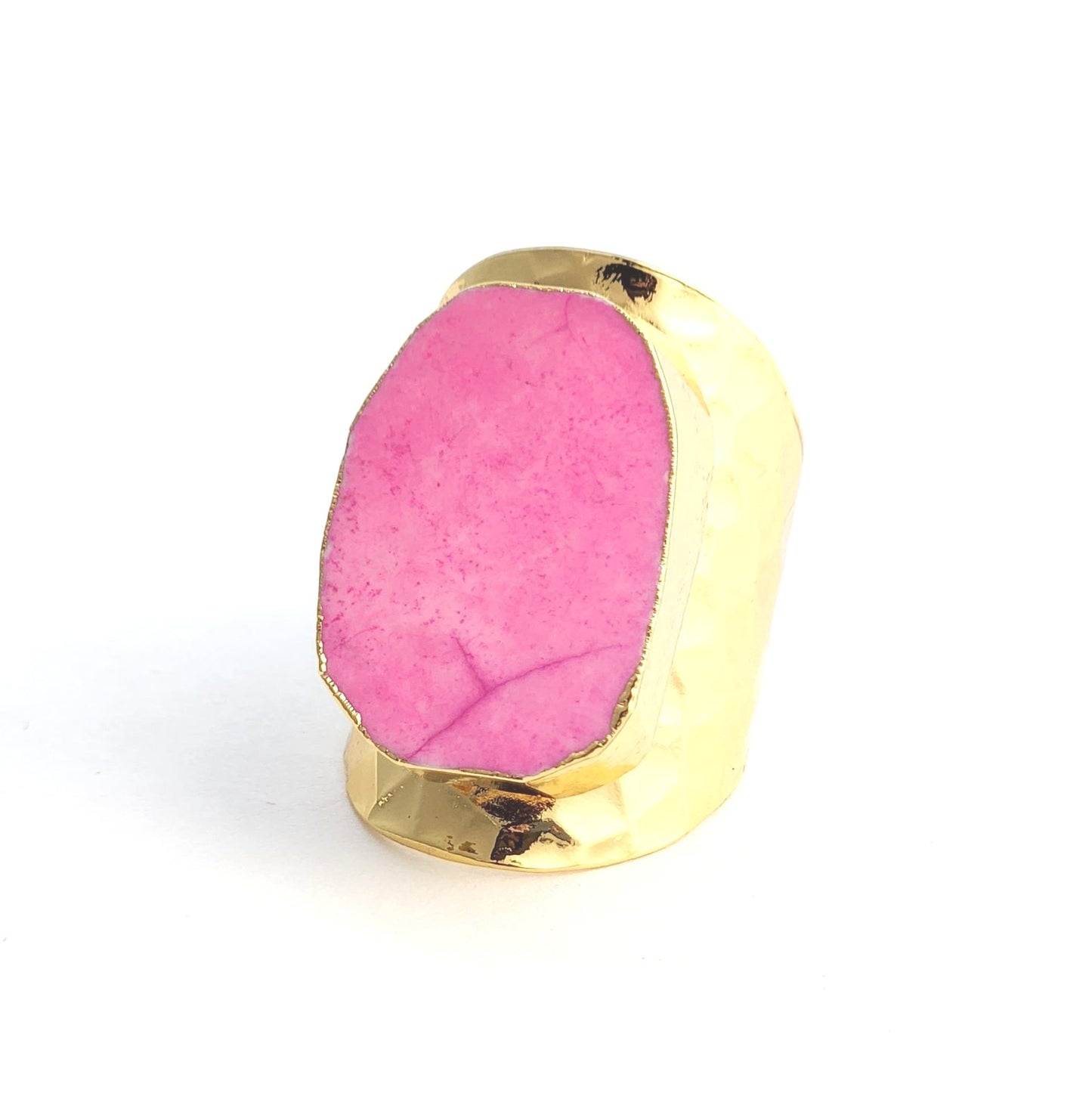 Pink Howlite Ring