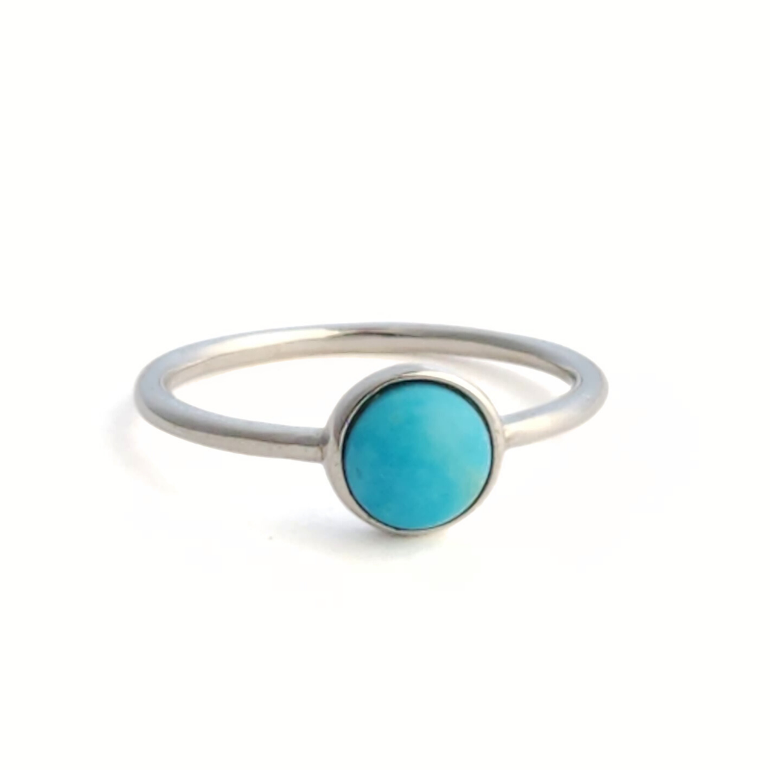 Turquoise Solitaire Ring