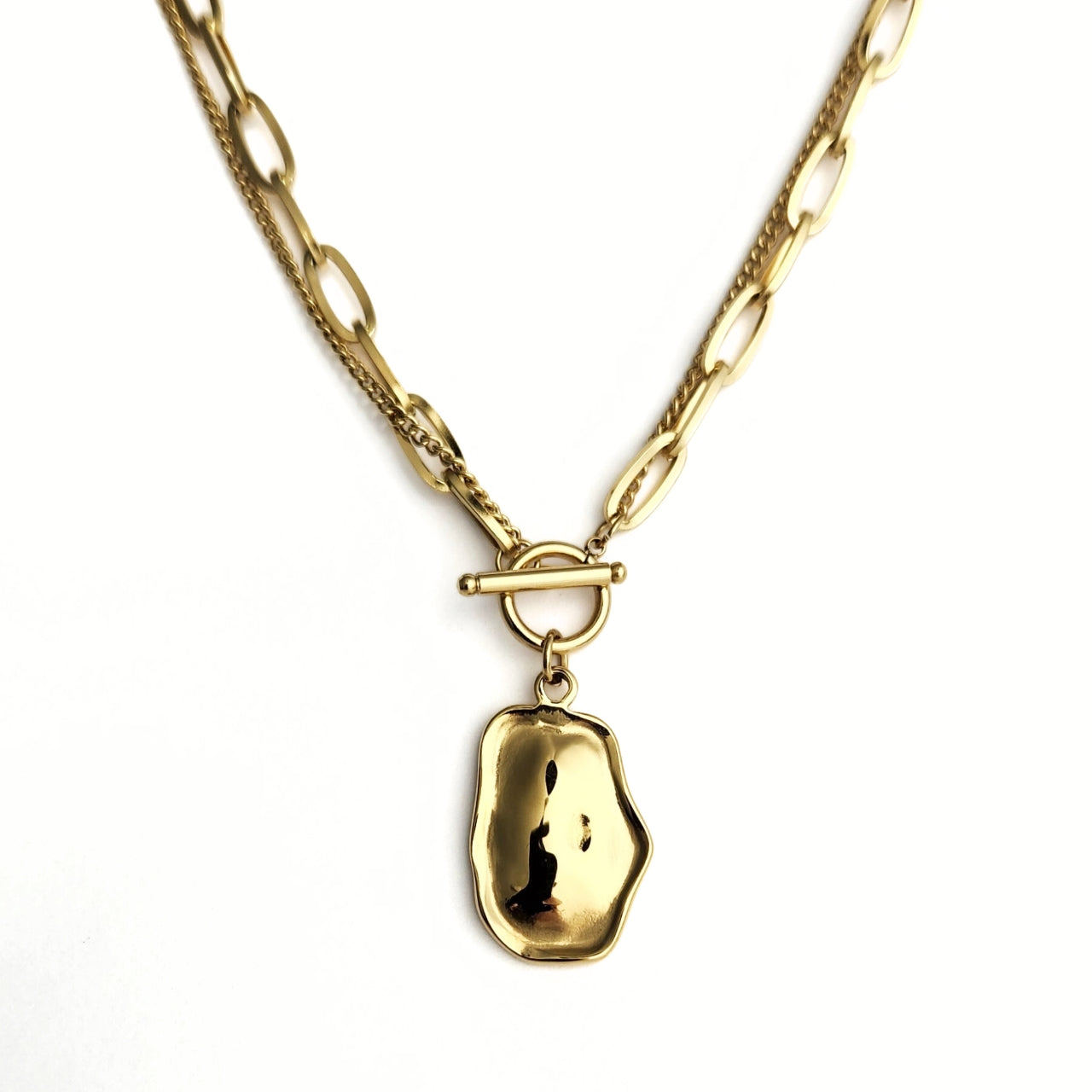 Gold Melt Necklace