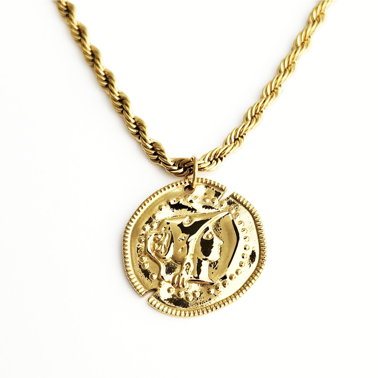 Chunky Coin Necklace