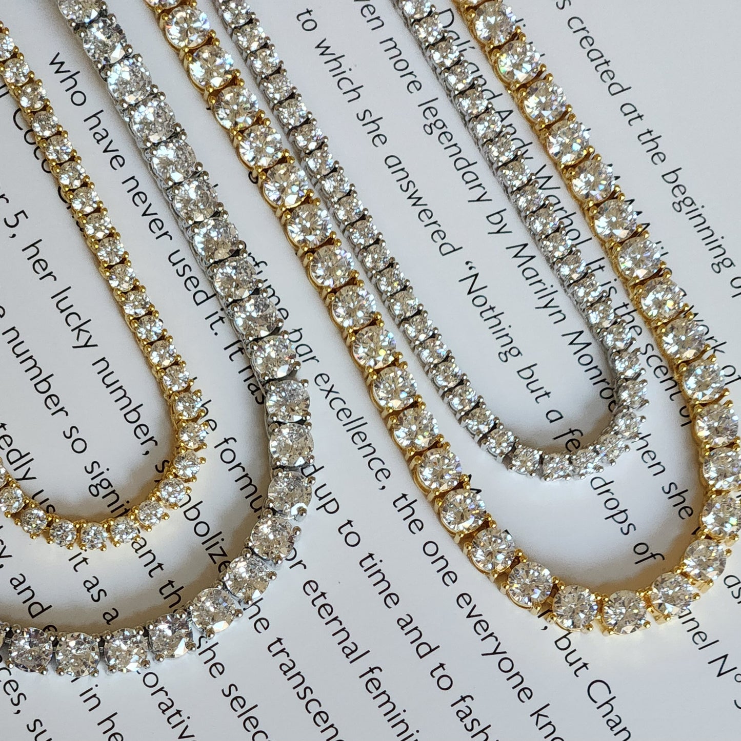 Zirconia Tennis Necklace