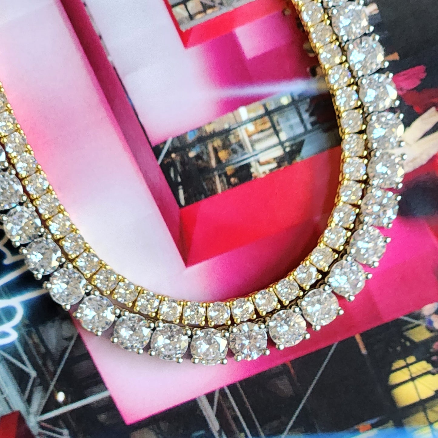 Zirconia Tennis Necklace