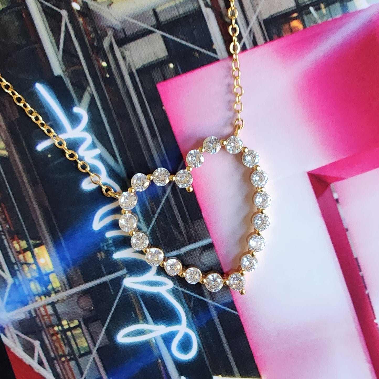 Sparkle Heart Necklace