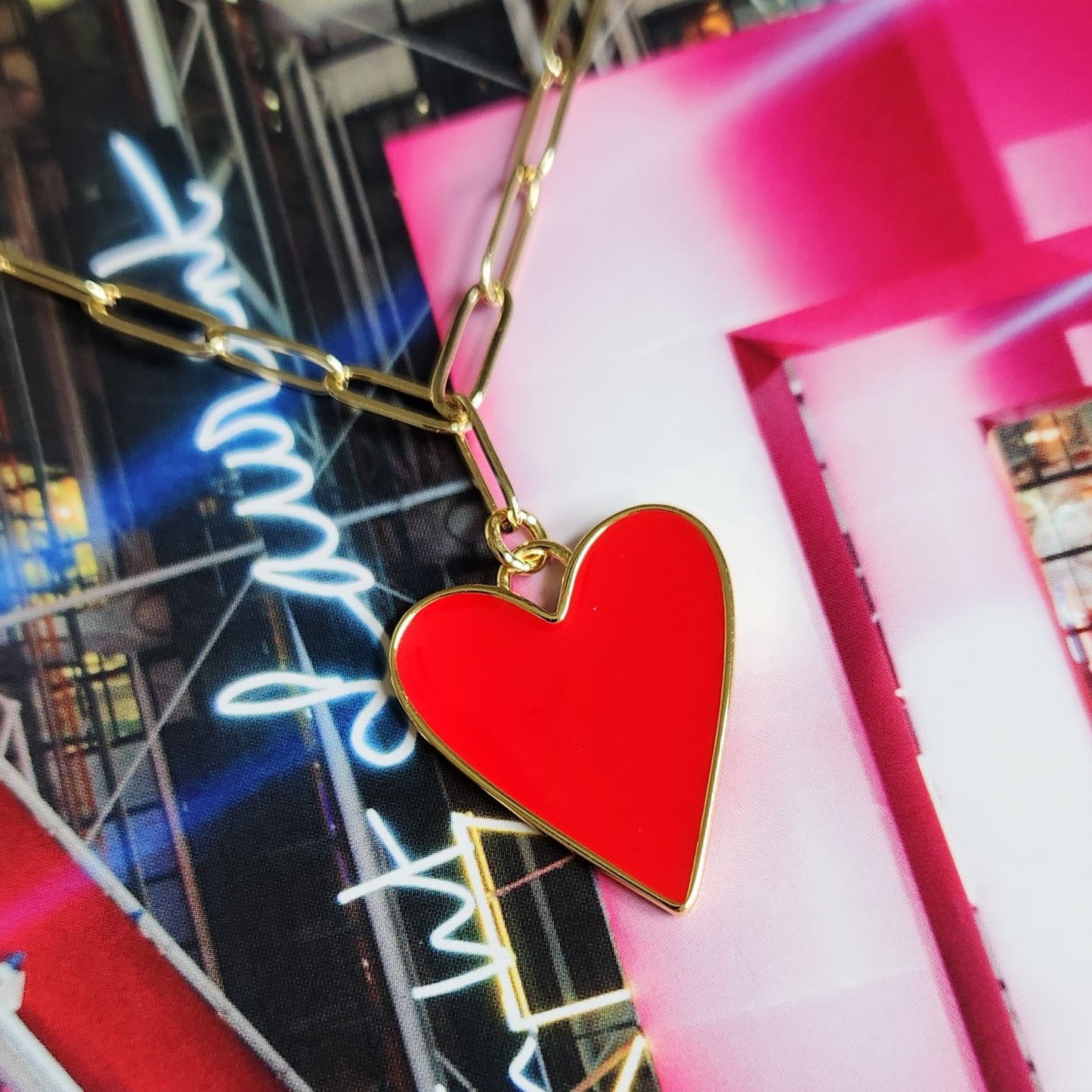 Red Heart Necklace