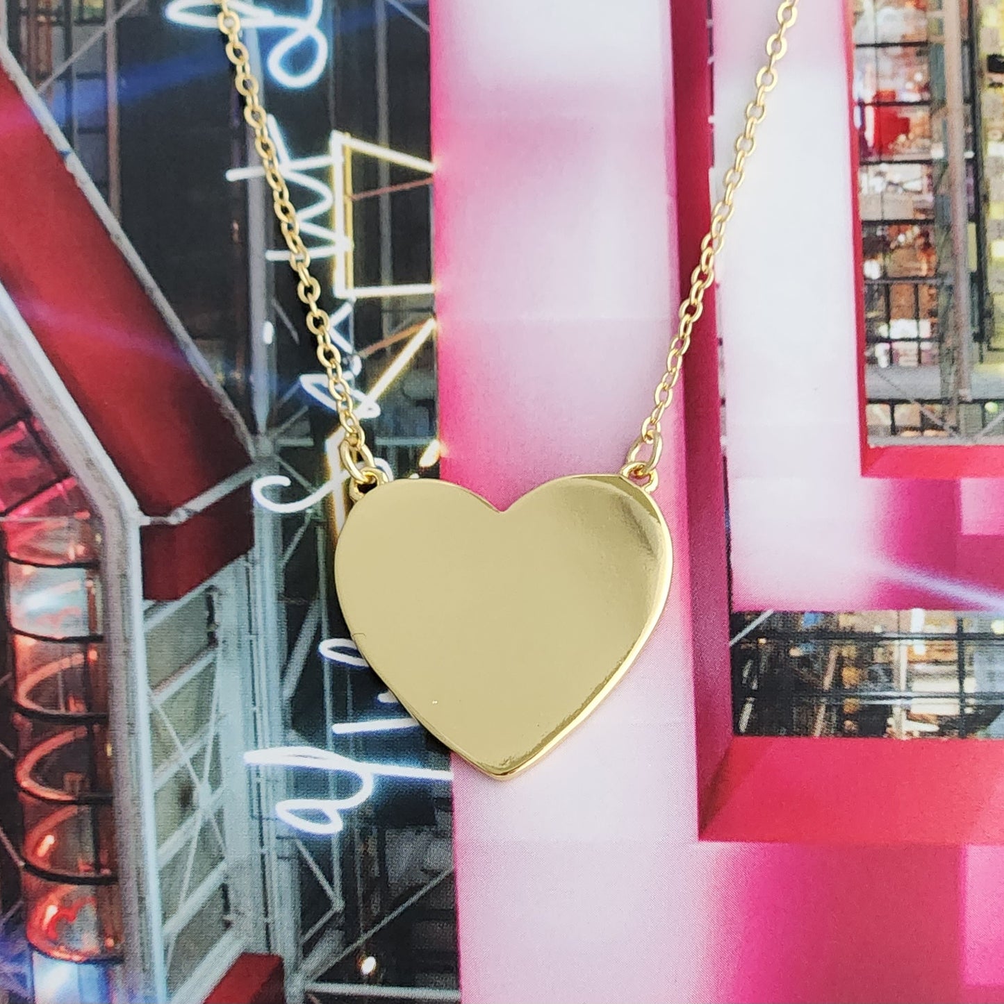 Mirror Heart Necklace