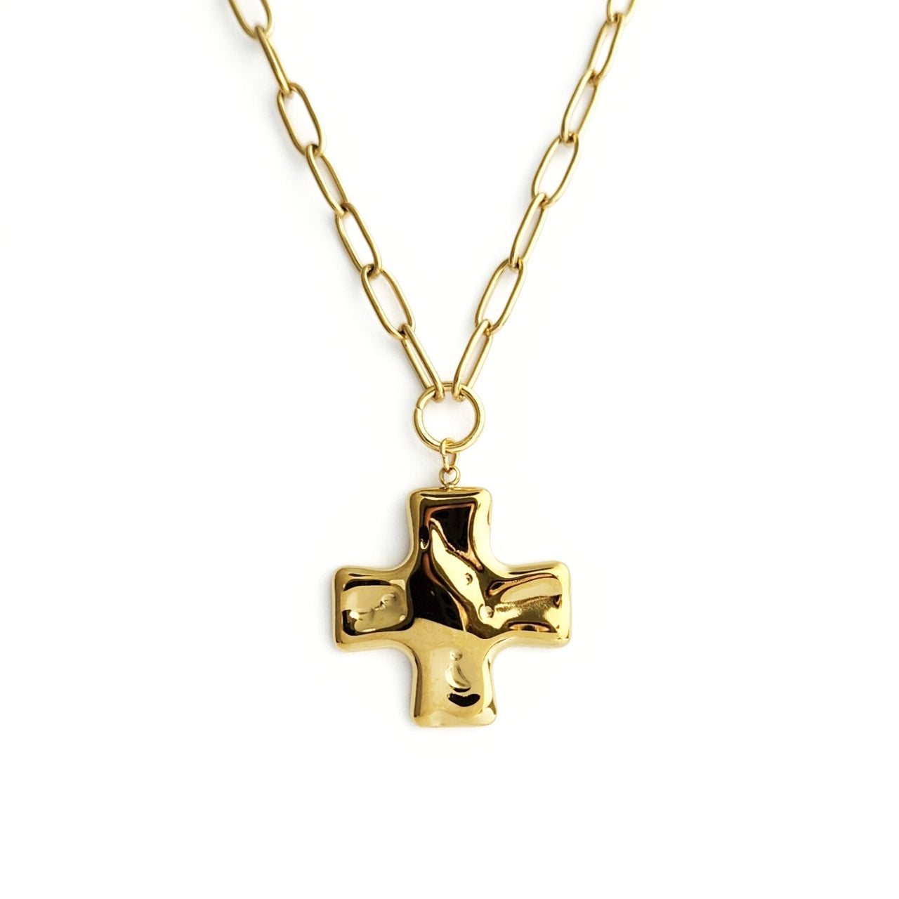 Modern Cross Necklace