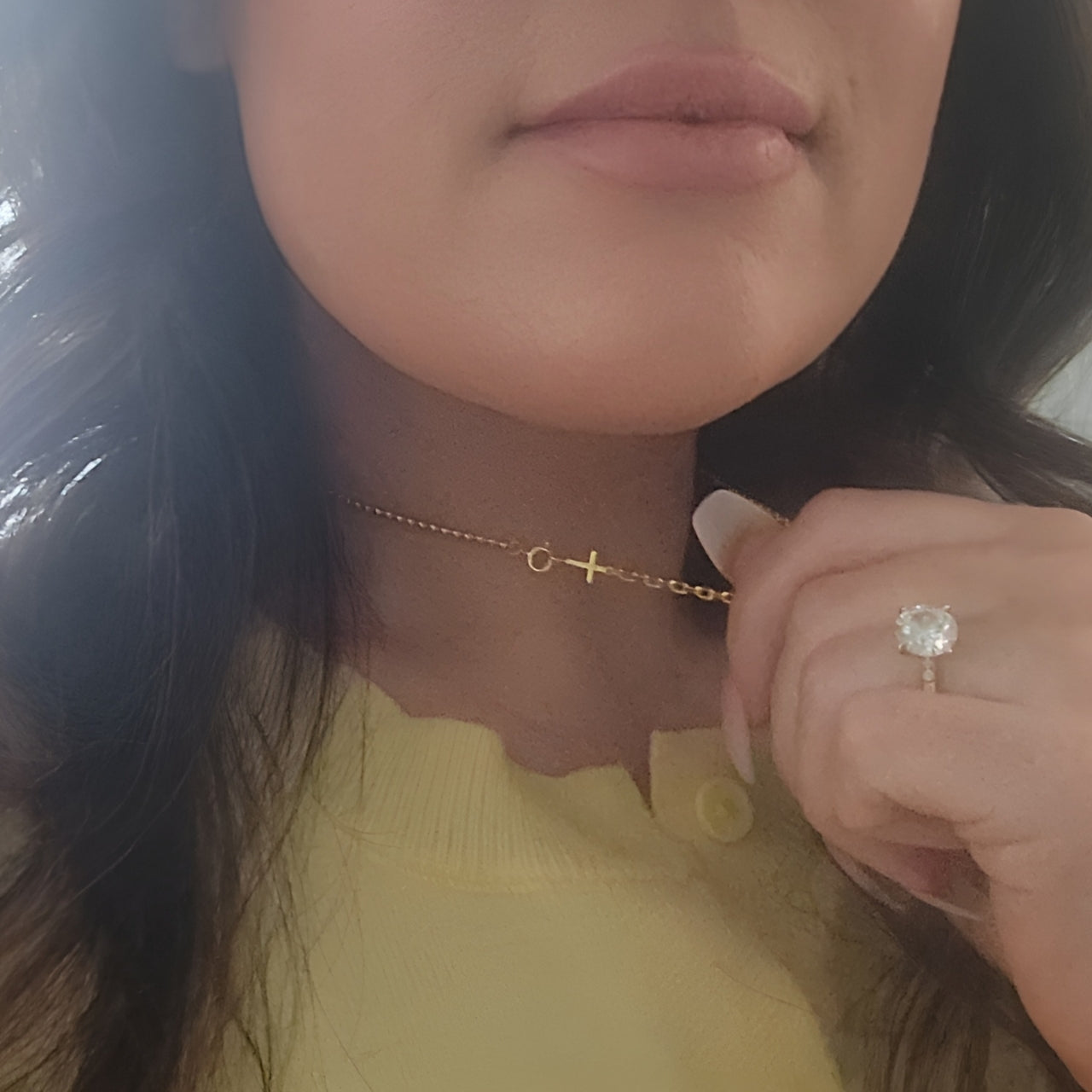 Cross Clasp Necklace