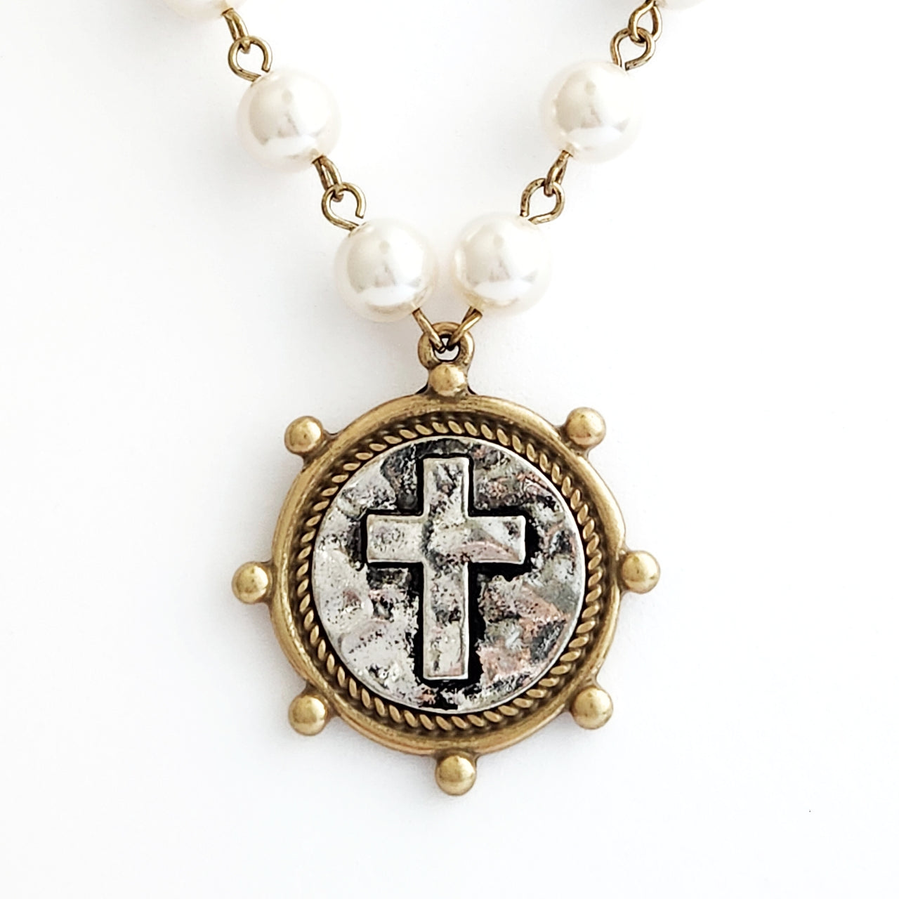 Cross Medallion Necklace