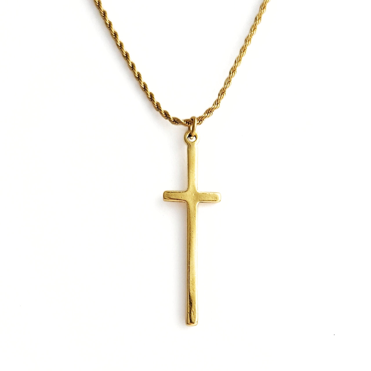 Simple Cross Necklace