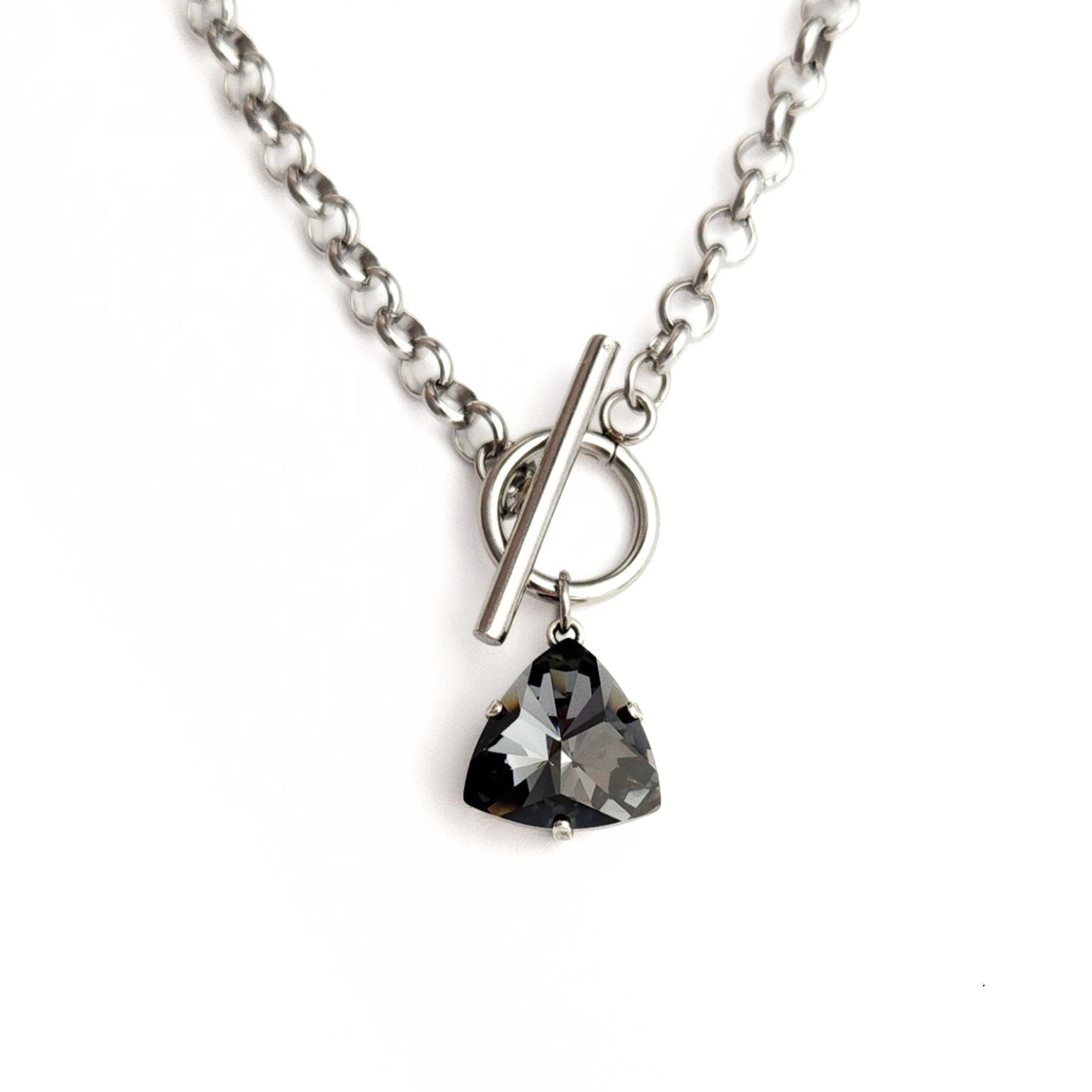 Jupiter Necklace in Silver Night