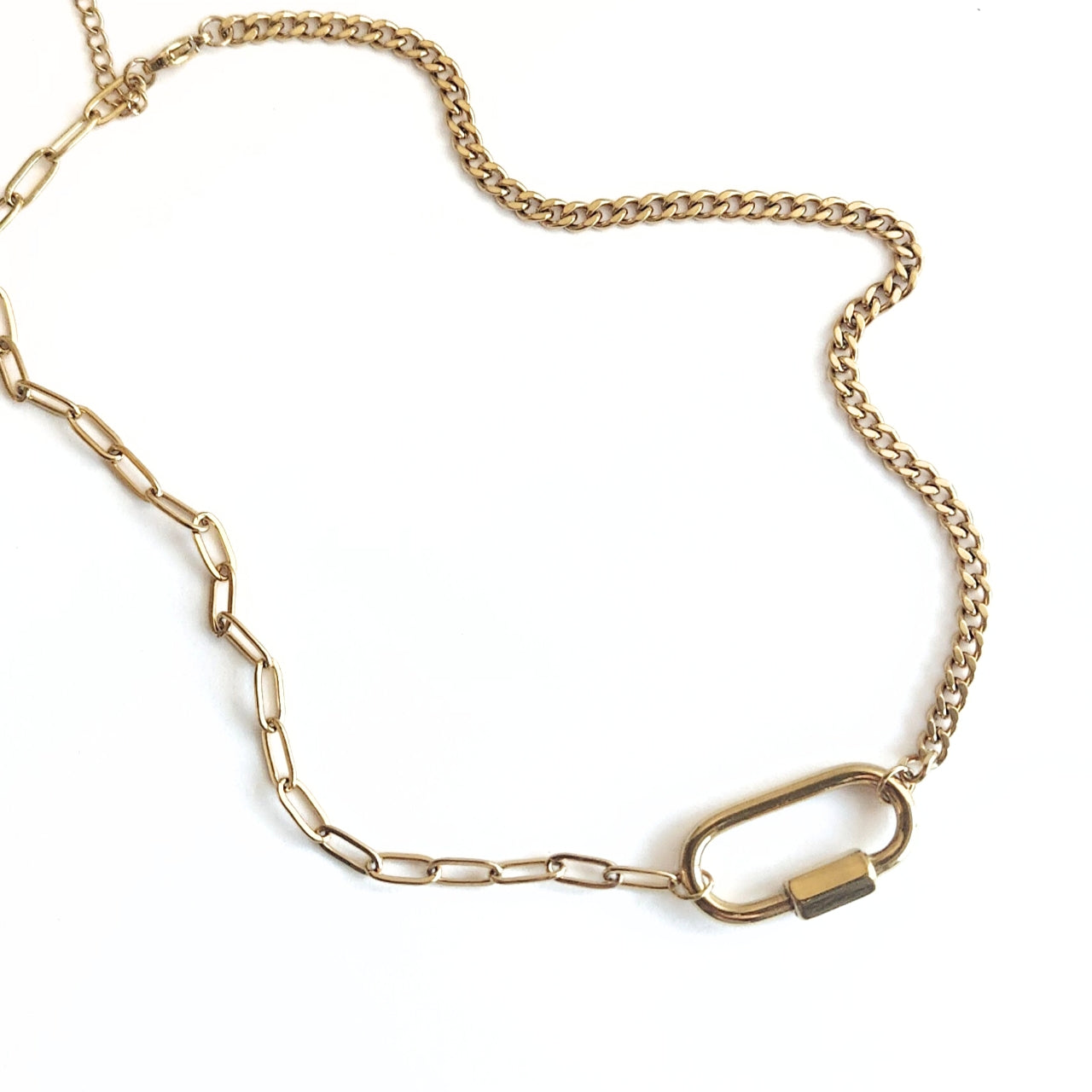 Chic Carabiner Necklace