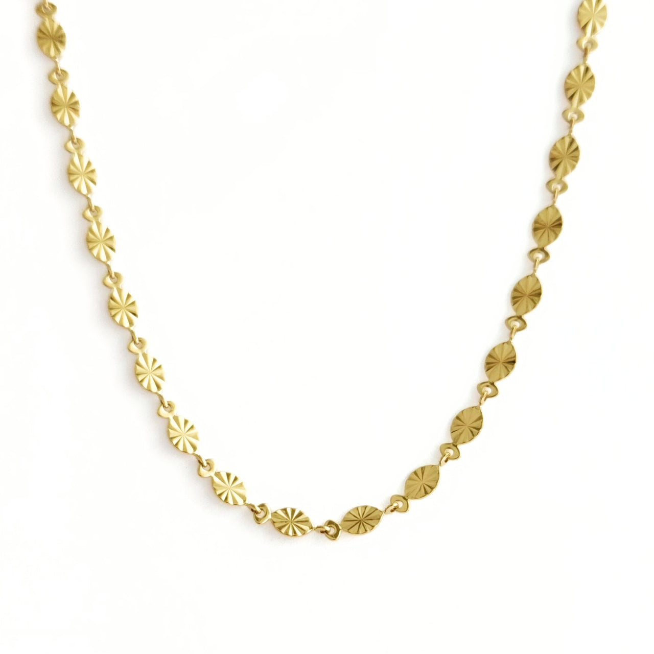 Stamped Oval Choker