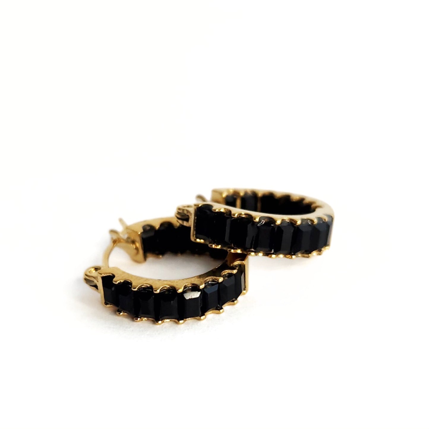 Baguette Huggie Hoops