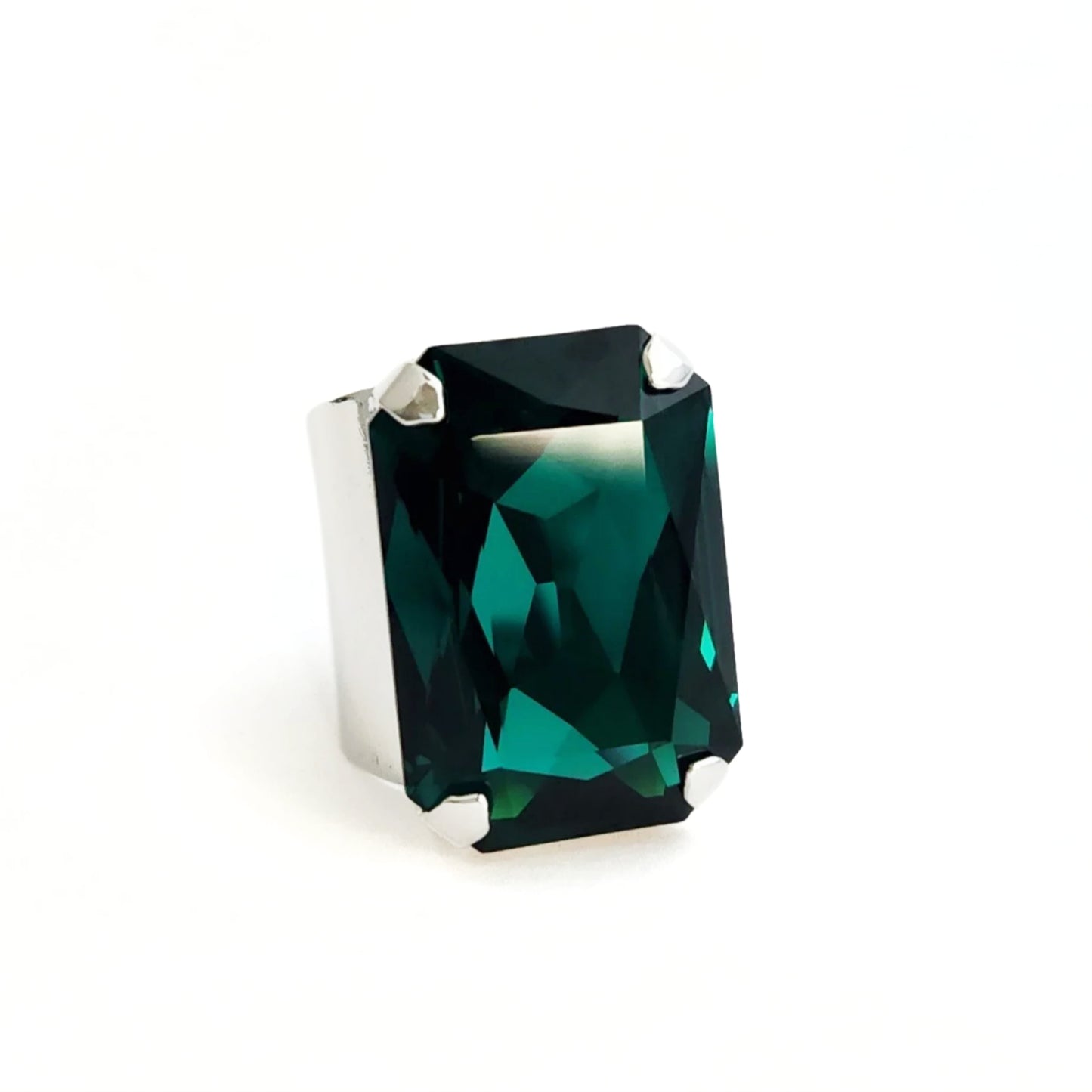 Phoenix Ring in Emerald
