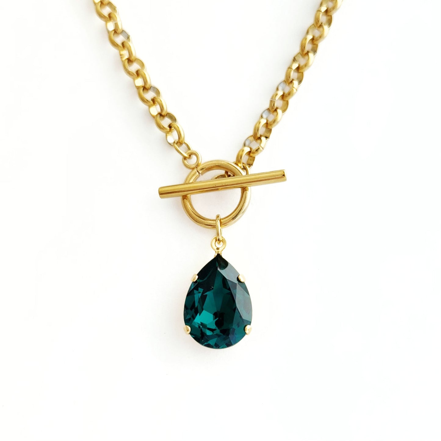 Cosmo Necklace in Emerald