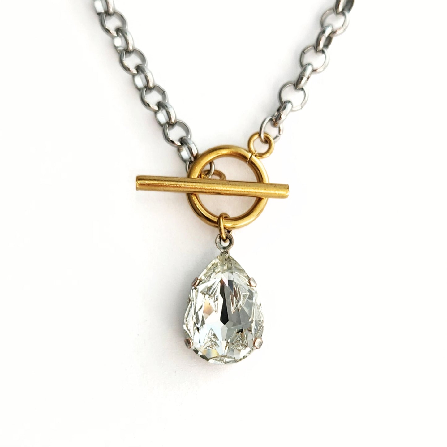 Cosmo Crystal Necklace in Diamond Mirage