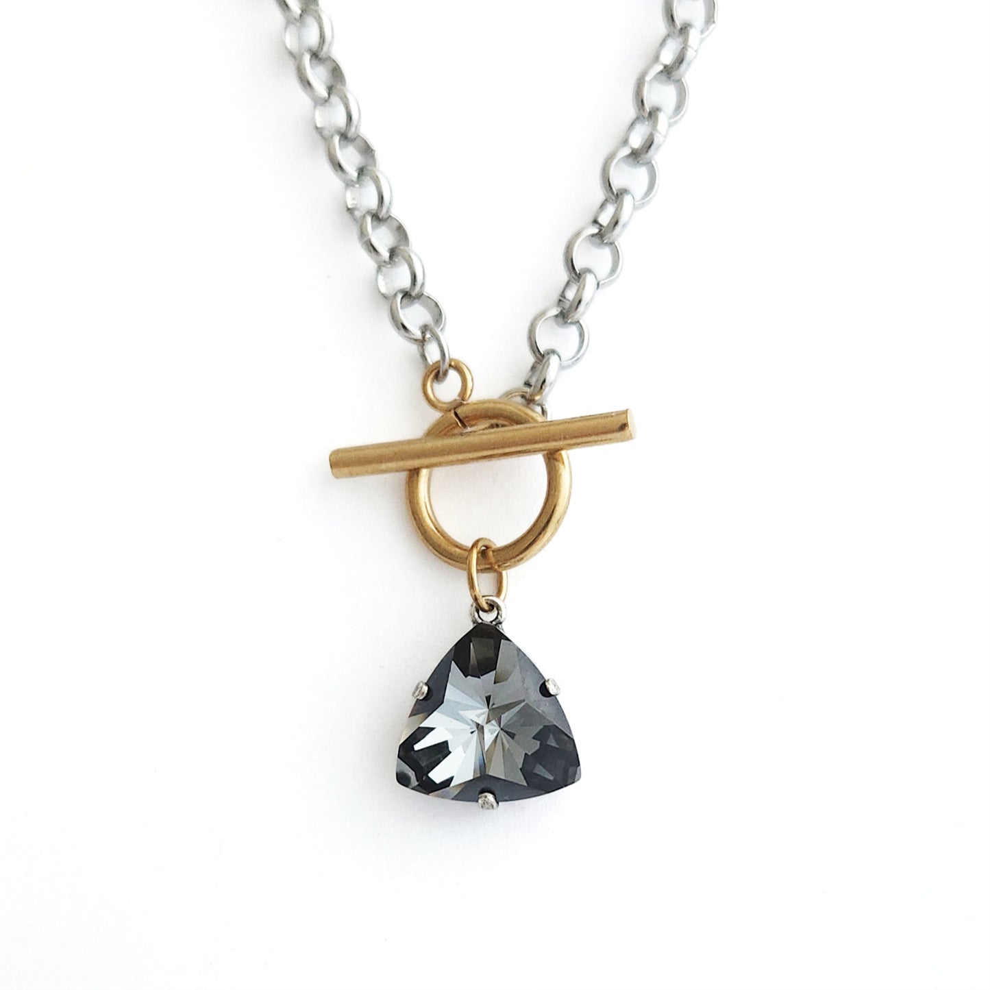 Jupiter Necklace in Silver Night