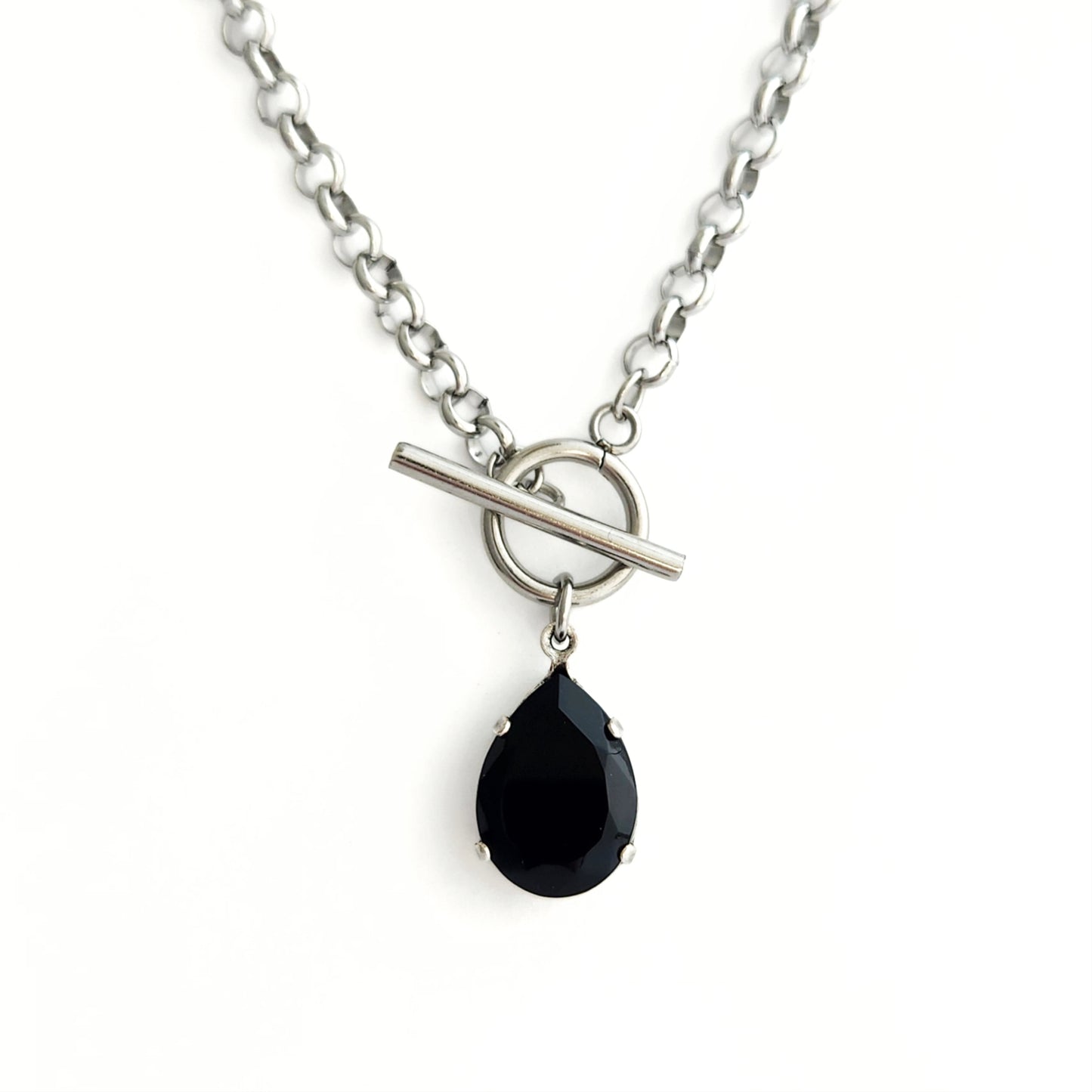 Cosmo Necklace in Jet