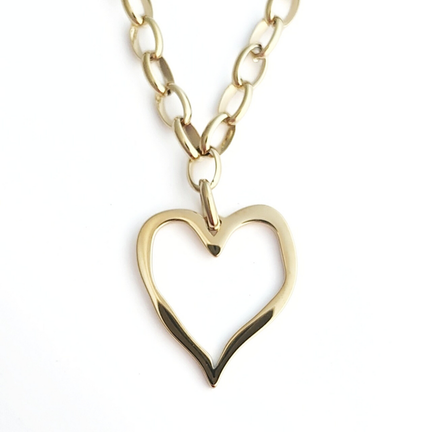 Hollow Heart Necklace