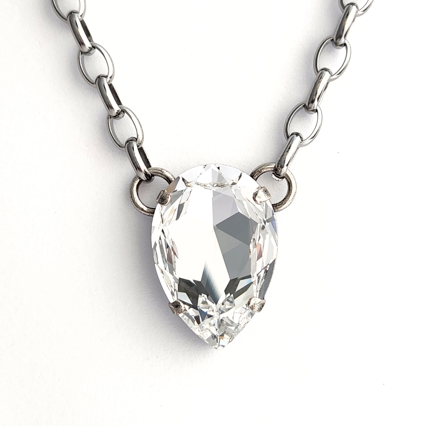 Atlas Necklace in Crystal Clear