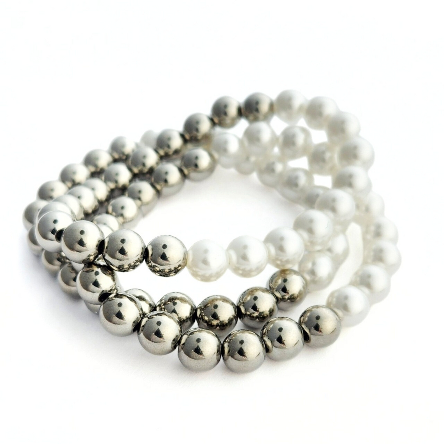 Pearl Ball Bead Stack