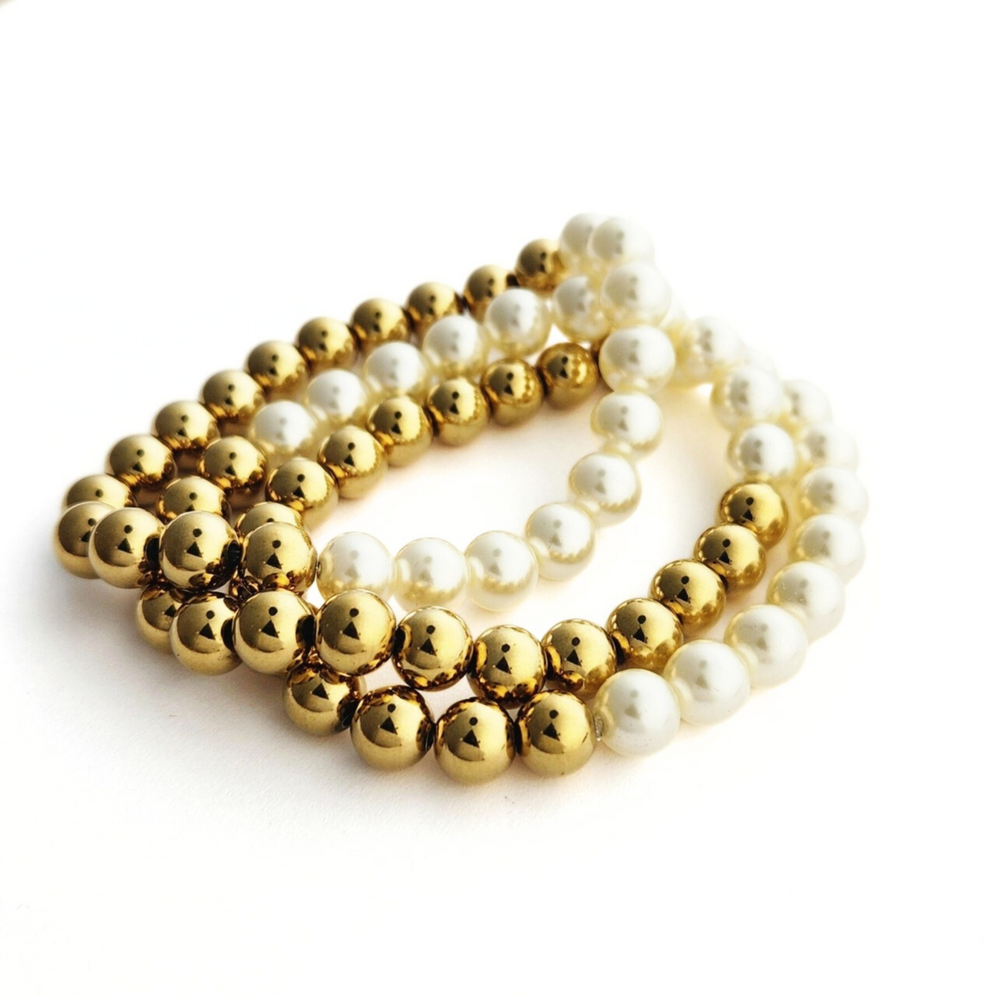Pearl Ball Bead Stack