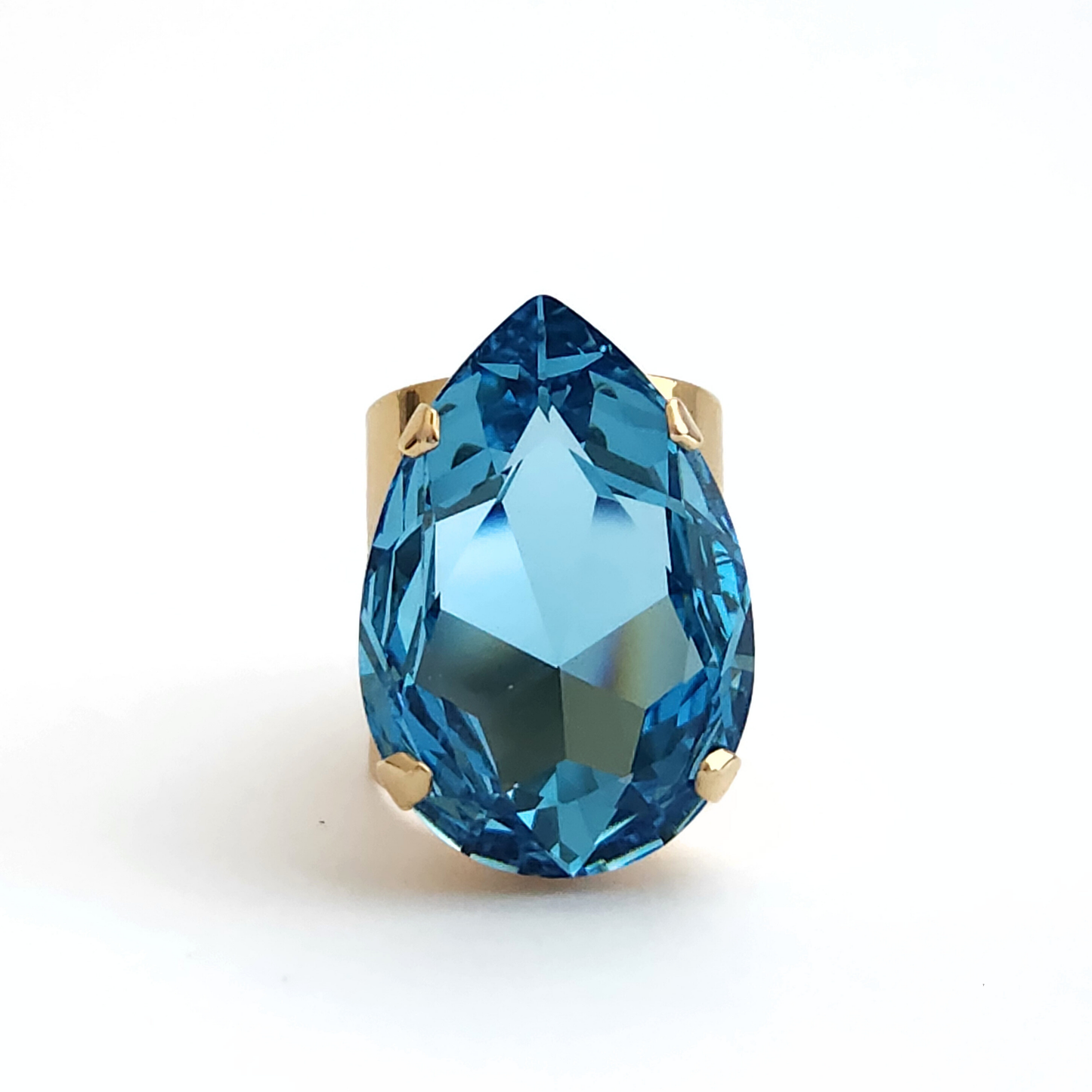 Atlas Ring in Aquamarine