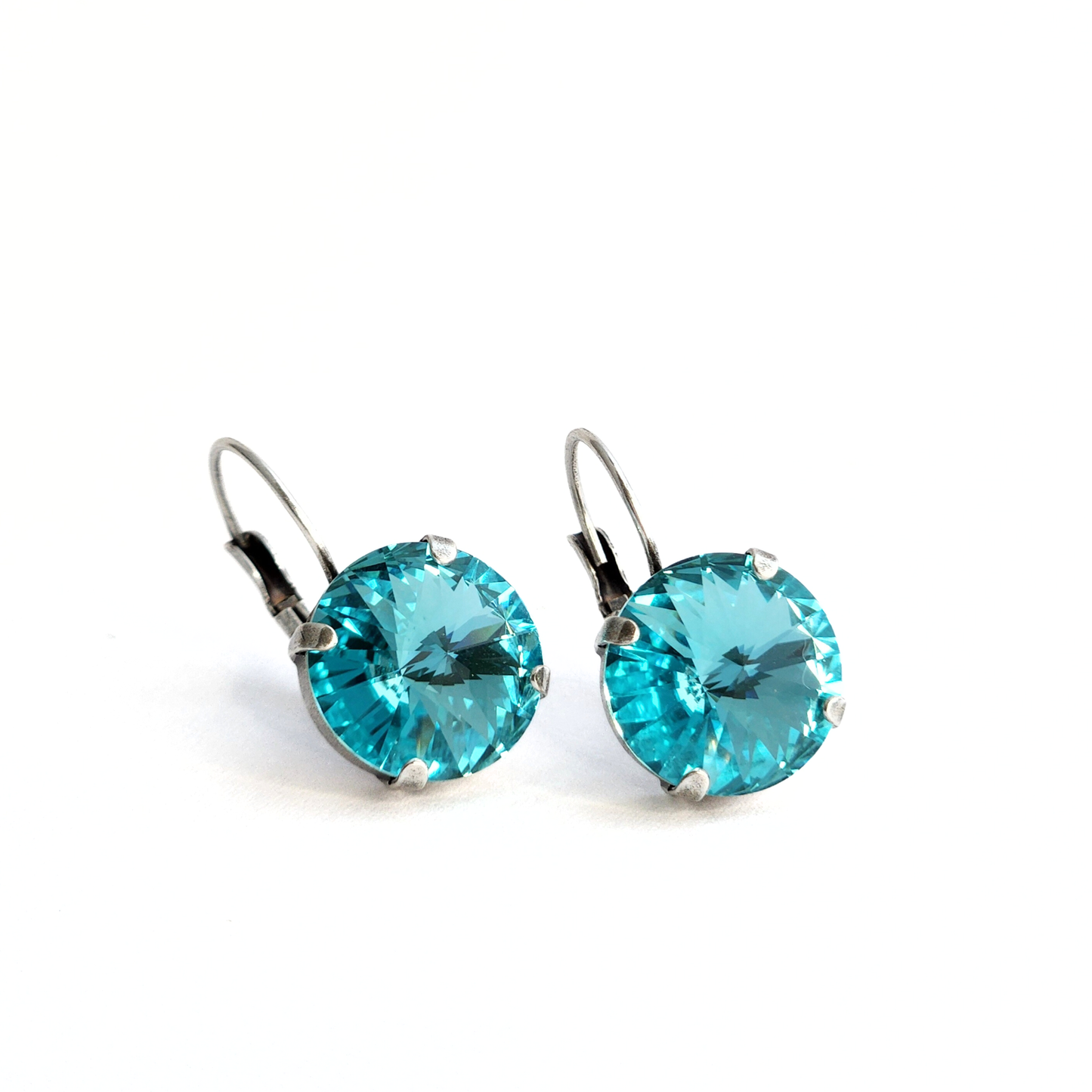 Luna Earrings in Aquamarine Ultra