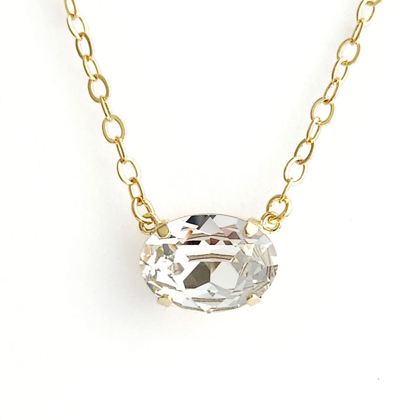 Eclipse Necklace in Crystal Clear