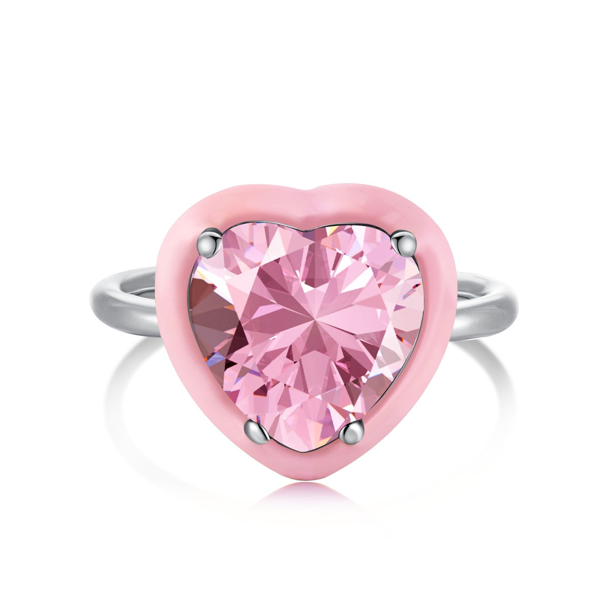 Pink Heart Ring