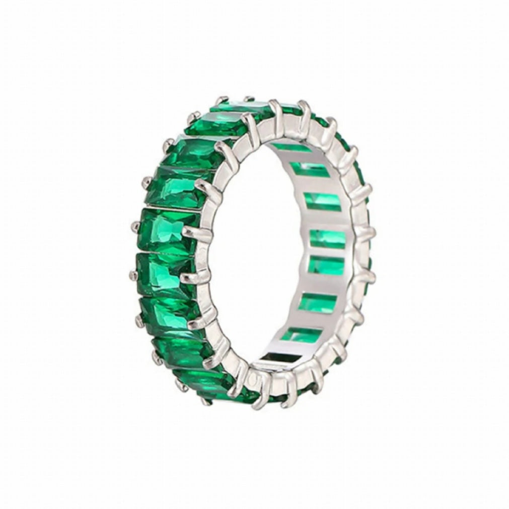 Emerald Baguette Ring