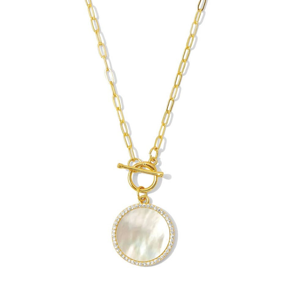 Pearl Pave Necklace