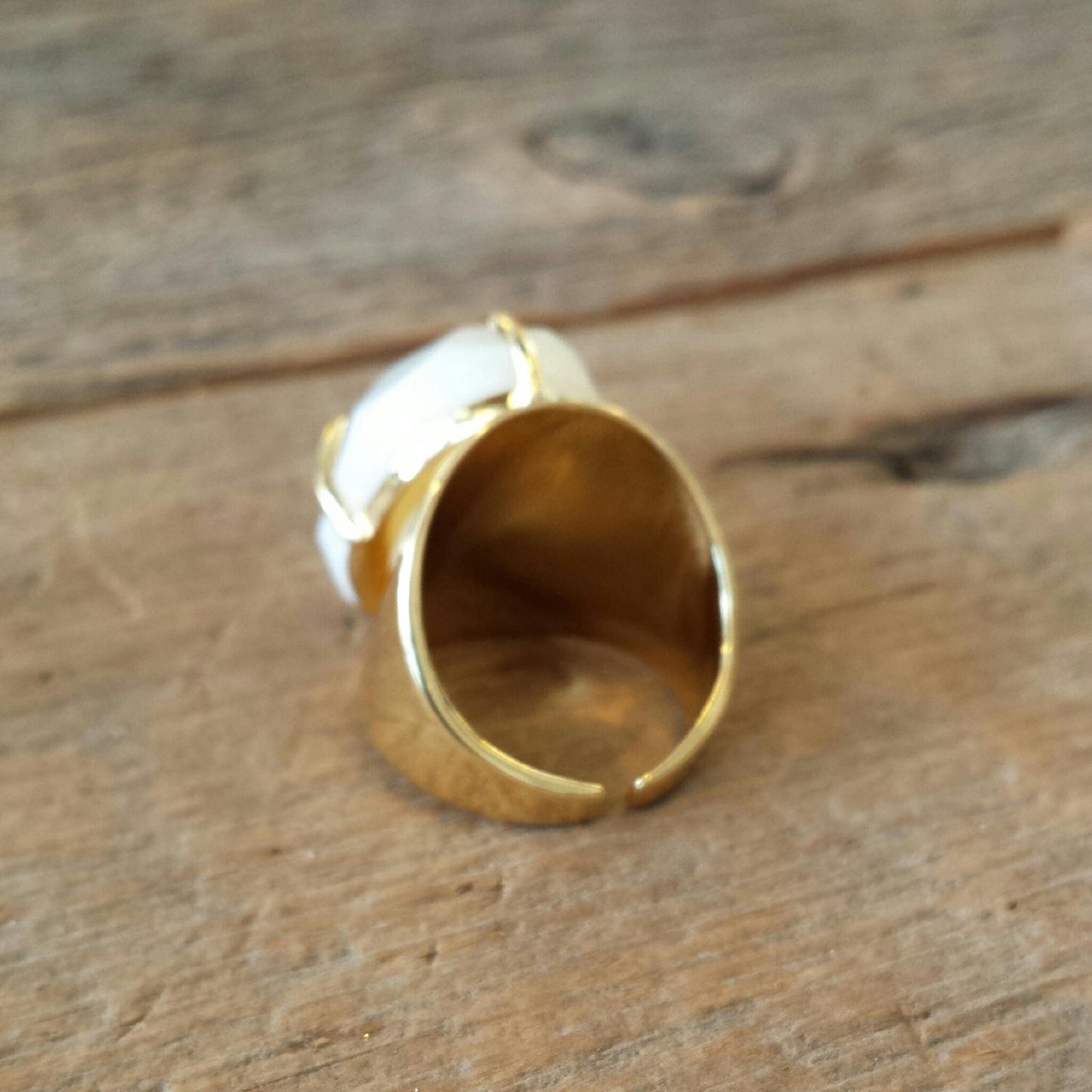 Luxe Faceted Druzy Ring
