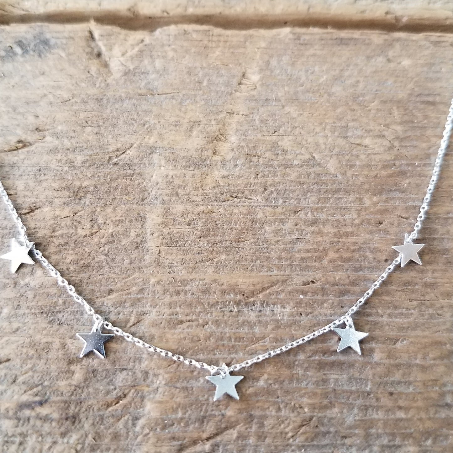 Shooting Star Necklace - Silver