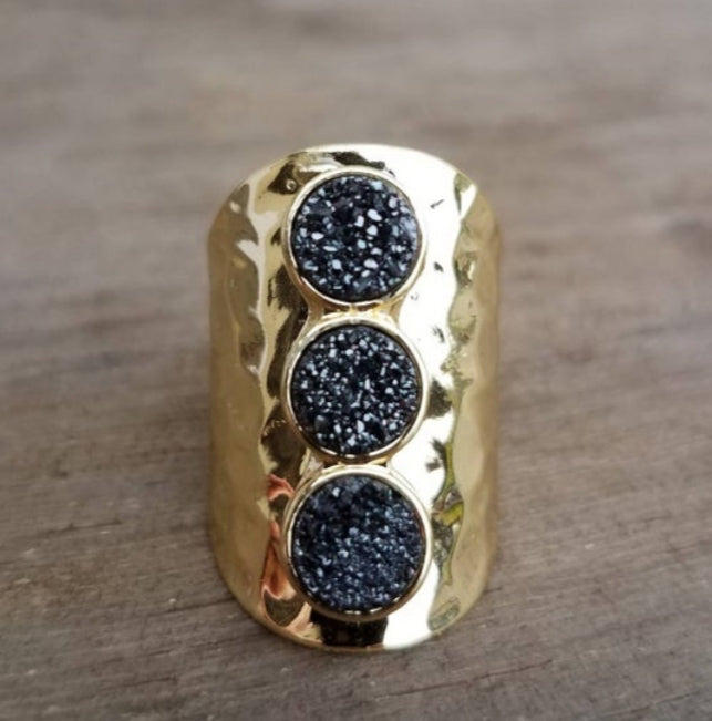 Trilogy Druzy Ring