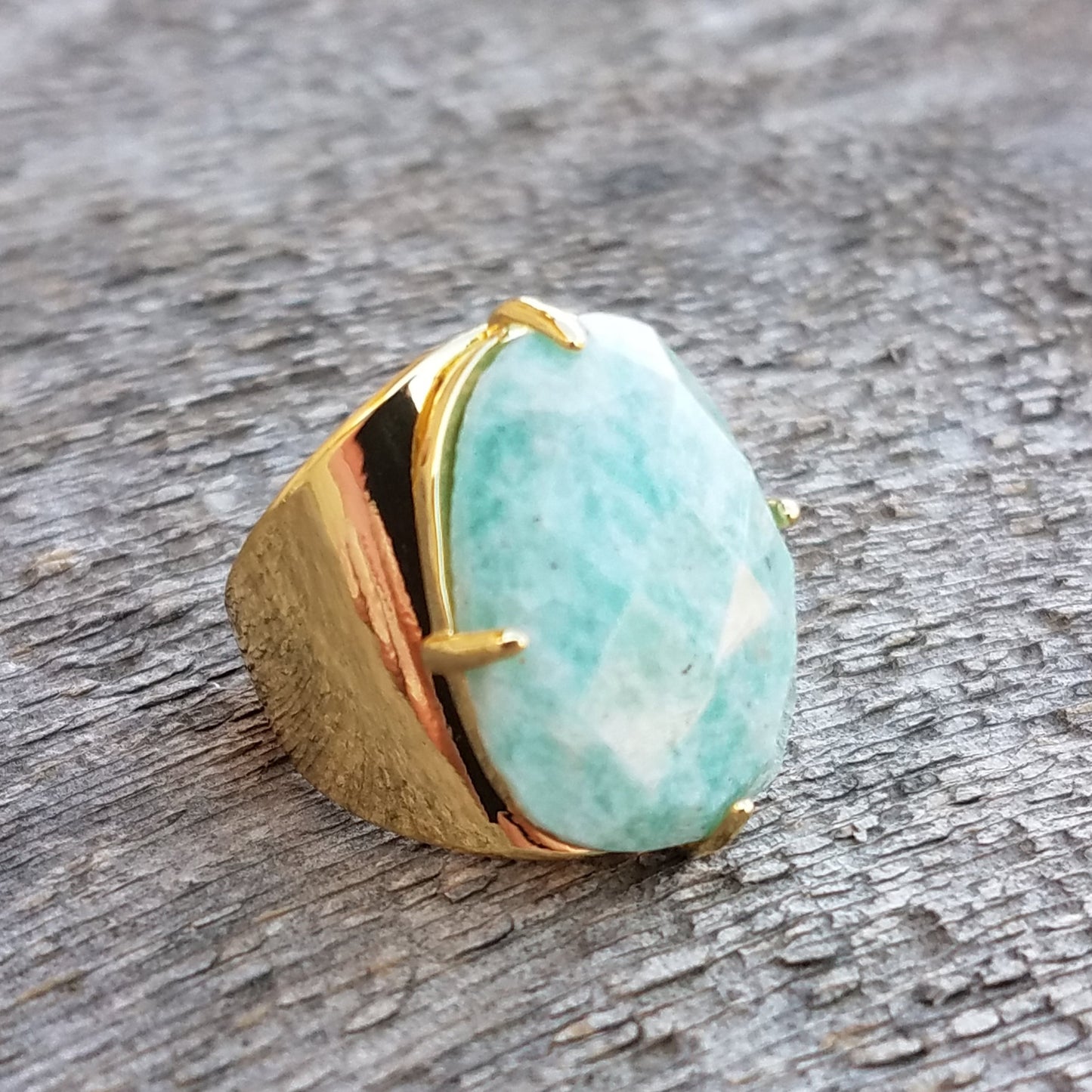 Amazonite Ring